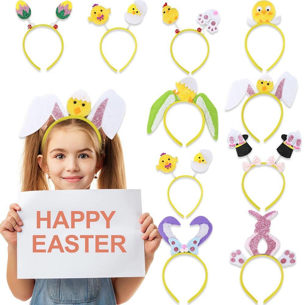 Cute Easter Headband Cartoon Easter Headdress  Holiday Decorations