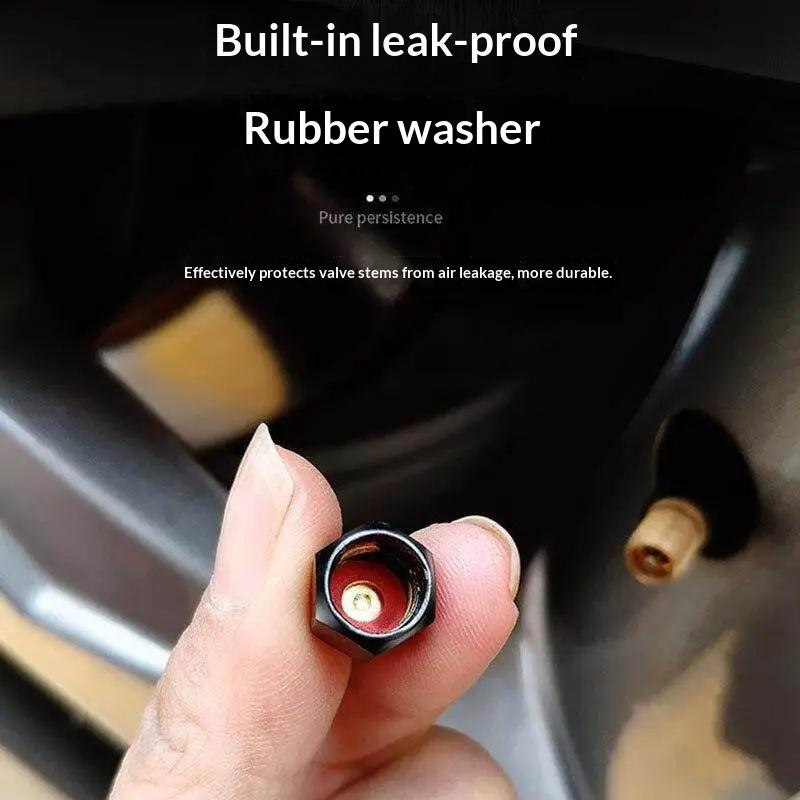 YDEM7 5Pcs Metal Tire Valve Stem Caps Dustproof Waterproof Universal for Toyota Hilux Yaris Corolla Camry CHR Auris Tacoma Accessories