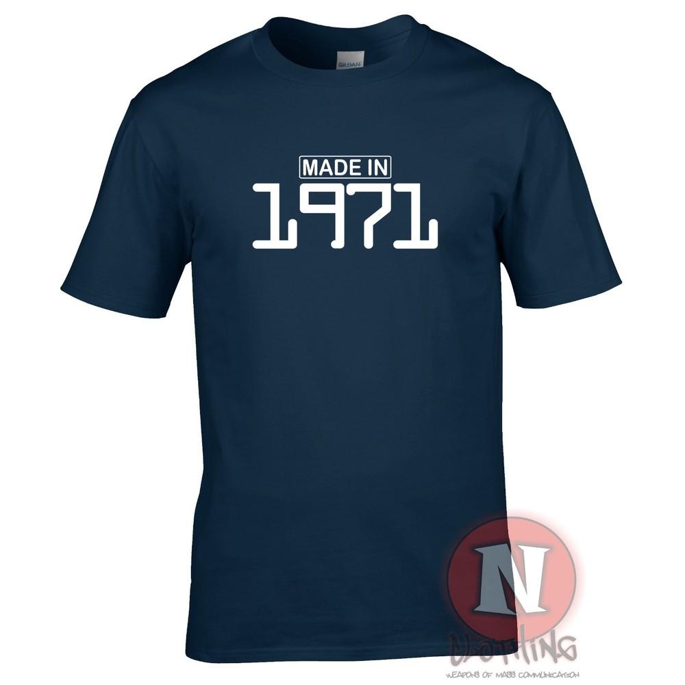 Made In 1971 TShirt Birthday Celebration Funny Party Present Gift Teeshirt