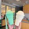500ML Drinking Cup with Straw Ice Cream Shape Drinking Water Bottle Leakproof Cute Water Bottles with Adjustable Strap Air Up