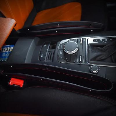 PU-Leder Auto-Sitzspalt Aufbewahrungs-Organizer Tasche für Handy Schlüssel Brillen Geldbörse Karten Kabel Halter Tasche