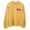 Kappa 90s Made In Italy Old Long Sleeve Sweat Trainer 48 Yellow Men's Used