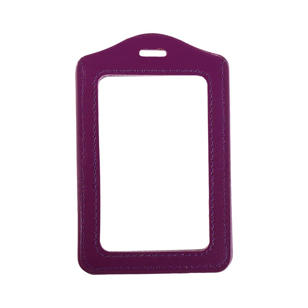 Custodia Porta Badge in Ecopelle Trasparente Porta Badge Lavoro Porta Biglietti da Visita Colorata Copri Badge Dipendente Carta di Credito
