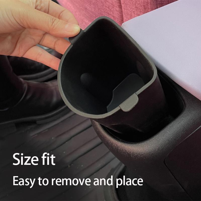 For BYD Dolphins 2025 2025 2025 Rear Water Cup Storage Box Silicone Material Debris Storage Box Car Interior Accessories