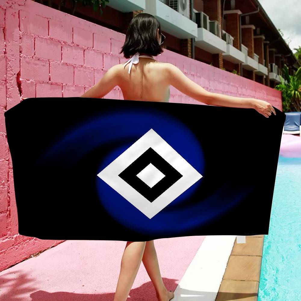 Asciugamano da Spiaggia H-Hamburger-r SV Asciugamani da Bagno Colorati per Ragazza Microfibra Asciugatura Rapida Senza Sabbia Spiaggia Yoga Spa Palestra Piscina