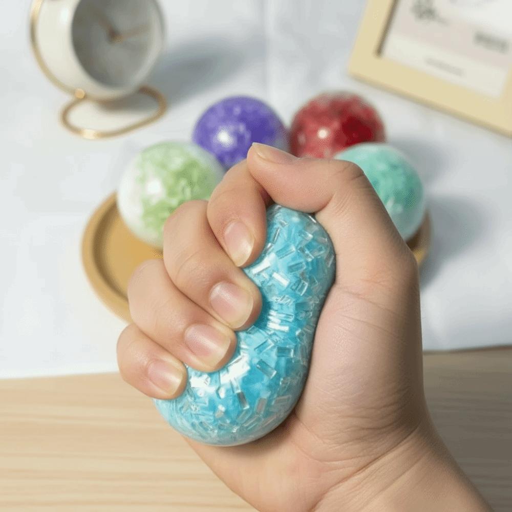 Rebound Reshape Cracking Squishy Toy Crushed Ice Sensory Fidget Ball Fidget Toy  Kids Adults