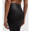 Lululemon Align  High Rise Ribbed Crop 23   Shine Radiate Foil Print Black