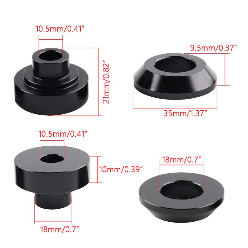 Aluminum A Pair Drive Shaft Carrier Bearing Support Bushing for Subaru WRX STI BRZ