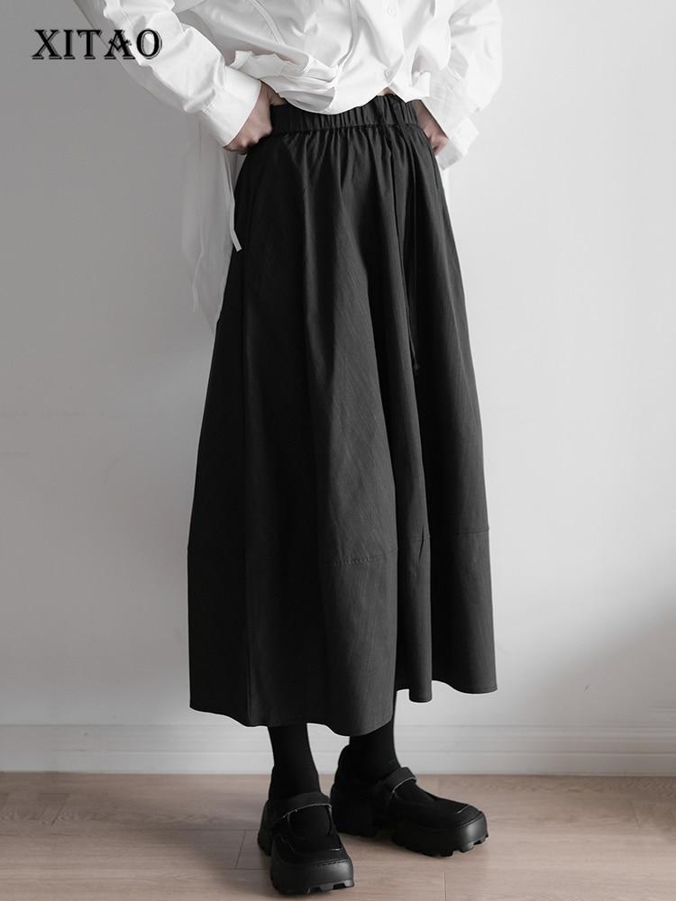 

XITAO Casual Fashion Свободная женская юбка SMH1702