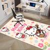 Office Rug Hello Kitty, Music Anti-Slip Rug, Machine Washable for Living Room, Bedroom, Office, Multiple Sizes, Bedroom Mat, Decorative Mat, Durable M