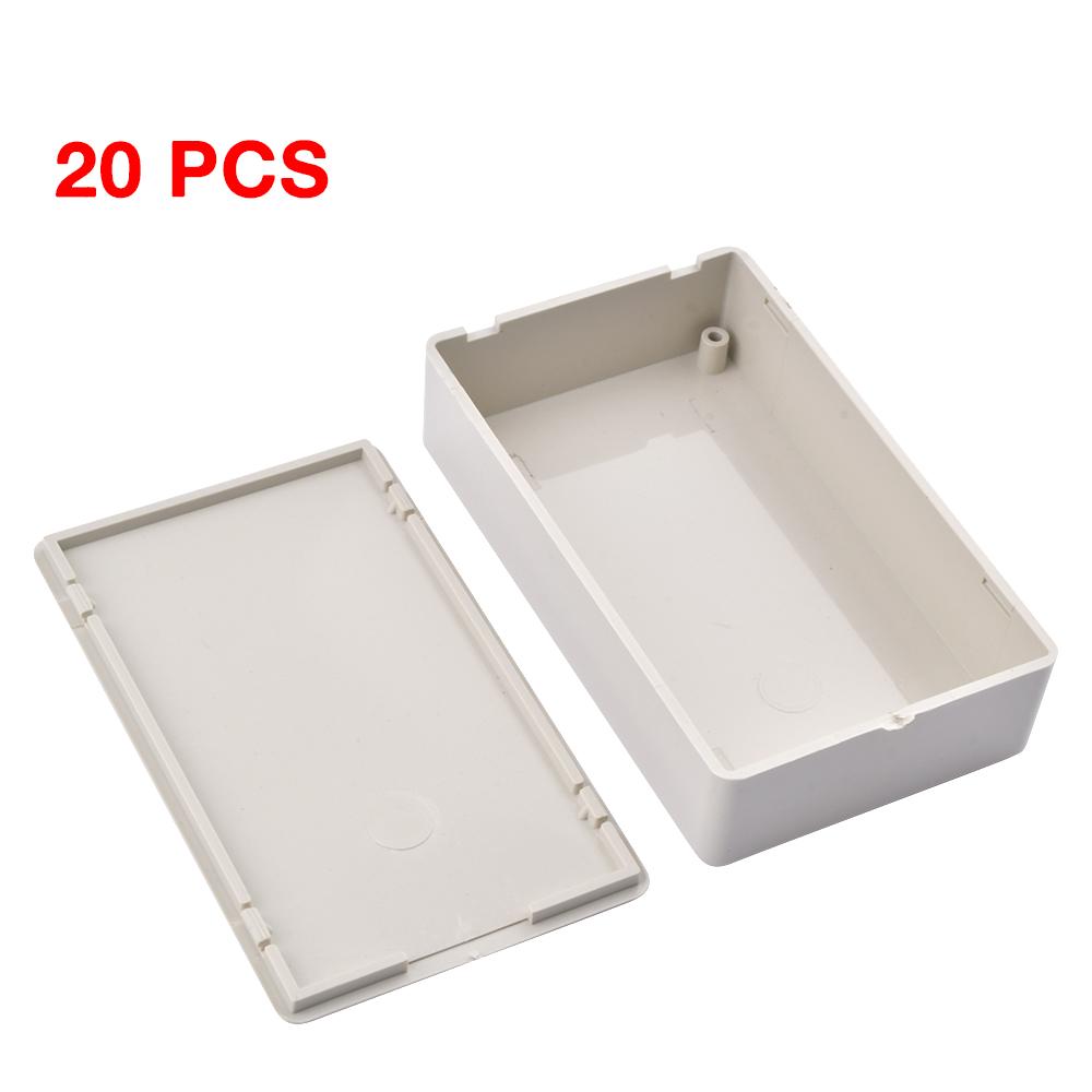 1/5/10/20PCS Project Box ABS Plastic White Electrical Boxes DIY Electronic Junction Box Power Enclosure 3.94 X 2.36 X 0.98 Inch