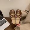 Spring 2025 New Fashion Versatile Mary Jane Single Shoes Flat Baotou Lazy Mary Jane Single Shoes Outer Wear