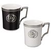 Noritake Mug Color Pair 295cc Aidan 2 Pieces Bone China (changeable Set) White/Black P93655/4867-12
