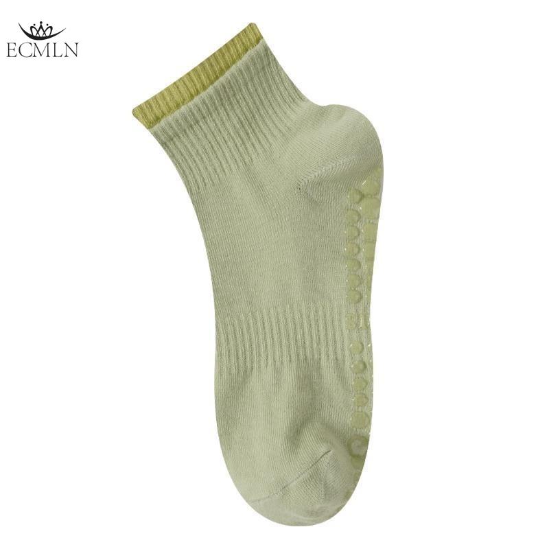 Women's Mid-tube Cotton Socks Pilates Fitness Dance Non-slip Socks Spring and Summer Adult Floor Socks
