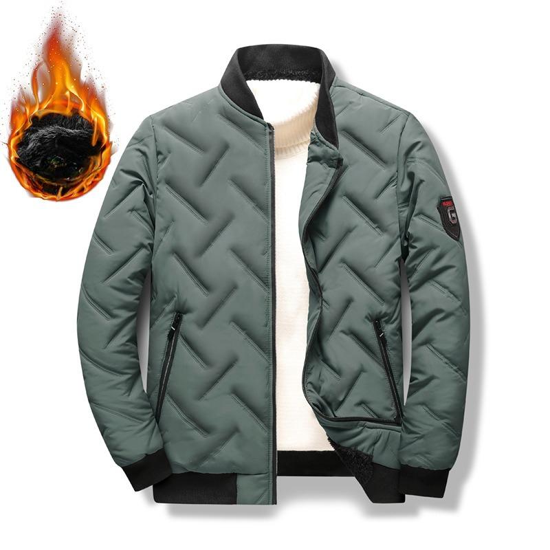 

New Autumn and Winter Jacket for Men s Baseball Collar Light and Casual Warm Cotton Jacket for Cotton Jacket Trendy Slim Casual Cotton Jacket 5XL