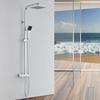 Shower Column - Auralum - Thermostatic Mixer - Adjustable Height - 2 Jets To Choose from - 2-year Warranty