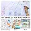 Shuttle Art Whiteboard Marker Fine Tip for and LED Suitable for and Markers, Water-Erasable Pens, 12-Color Set, (1mm), Whiteboards, Glass, Plastic,