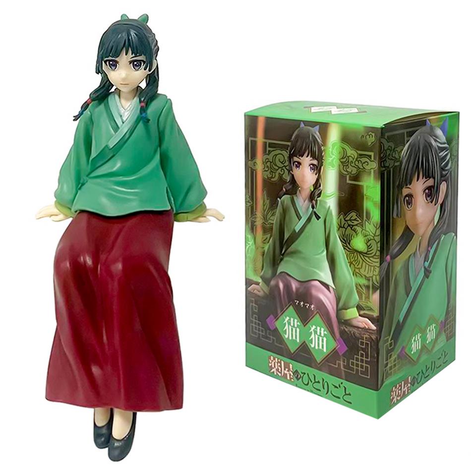 Anime Apotekerdagbøkene Figur 17cm Maomi Action Figural Pvc Modell Kawaii Bildekorasjonsdukke Leker til barn Julegaver