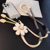 1Pcs Lanyard Rope Decorative Pendant Accessories Creative Cartoon Flower Phone Universal Lanyard Crossbody Long Rope