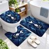 3Pcs Flannel Toilet Mat Set Tottenham Hotspur Bathroom Rug Bath Carpet Non Slip Home Decor