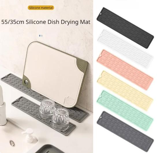 Drip Protection Pads Waterproof Cleaning Faucet Water Catcher Mat Heat-insulation Kitchen Gadgets for Home Bathroon Accessories