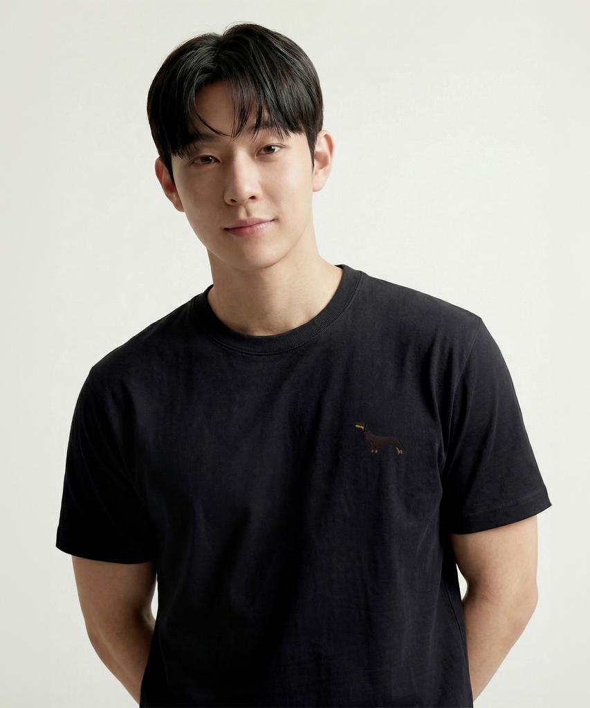 OKSTAR Dachshund Embroidered Short Sleeve T-Shirt (Type C)