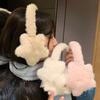 Women Earmuffs Star Design Solid Color Windproof Coldproof Outdoor Riding Earmuffs Adjustable Winter Ear Warmers