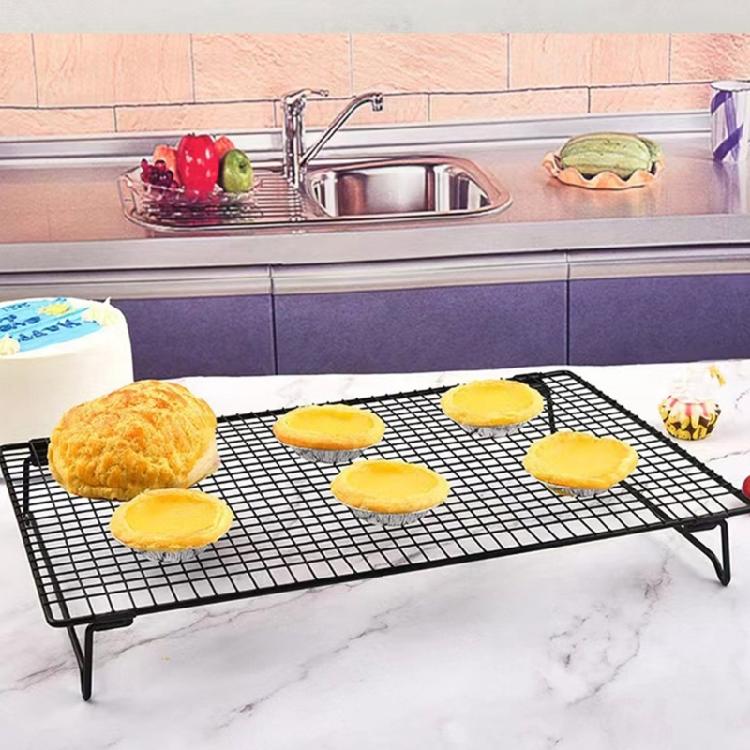 Einlagige Backblech Hohe Kapazität Kühlregal für Kuchen Gebäck Brot Kuchen Kekse Platzsparend Grillregal