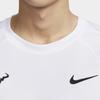 Nike Rafa Challenger Dri-Fit Solid Quick-Dry Crew Neck Short Sleeve T-Shirt Men Tops White DV2888-100