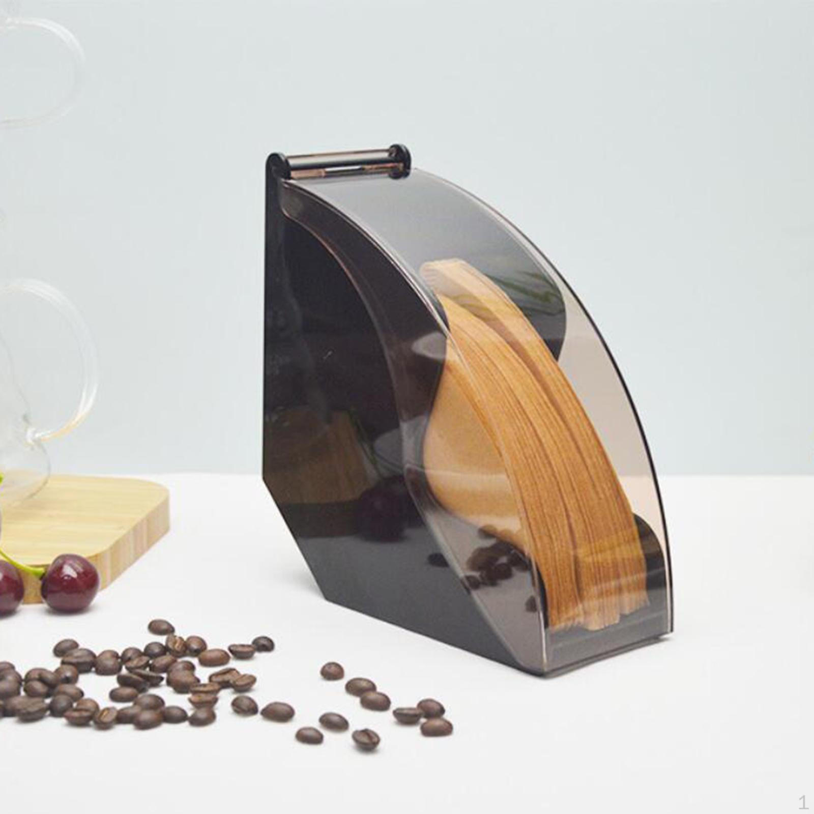 

Держатель кофейного фильтра Многофункциональные конусные фильтры Диспенсер для салфеток Полка Контейнер Листы