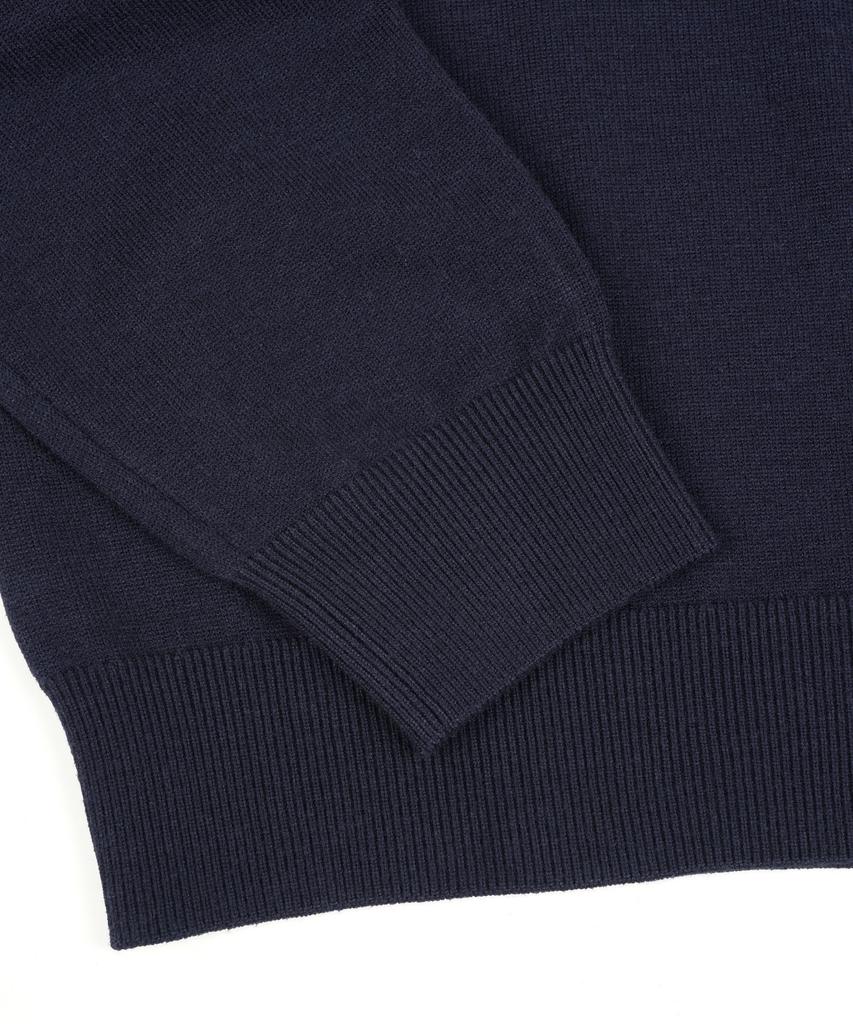 BIRBANTE Soft Washable Collared Knit - Dark Navy