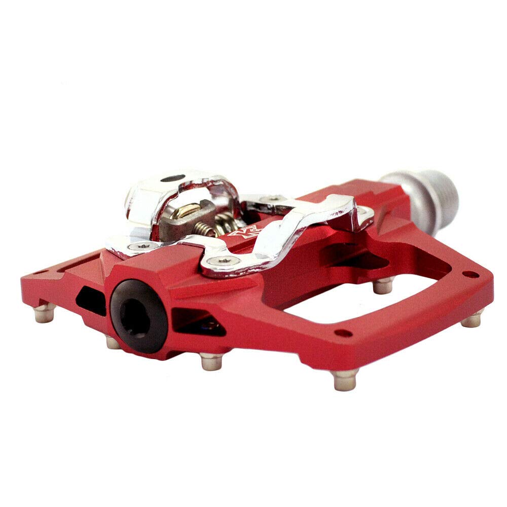 KCNC KPED09 Lightweight MTB Clipless Platform SK2119 Pedals, Red, KPED09-CR-R,