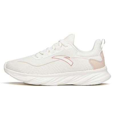 Comfortable Round Toe Cushioning Slip Resistant Abrasion Resistant Low Top Running Shoes Women's Beige Pink 122145571-3