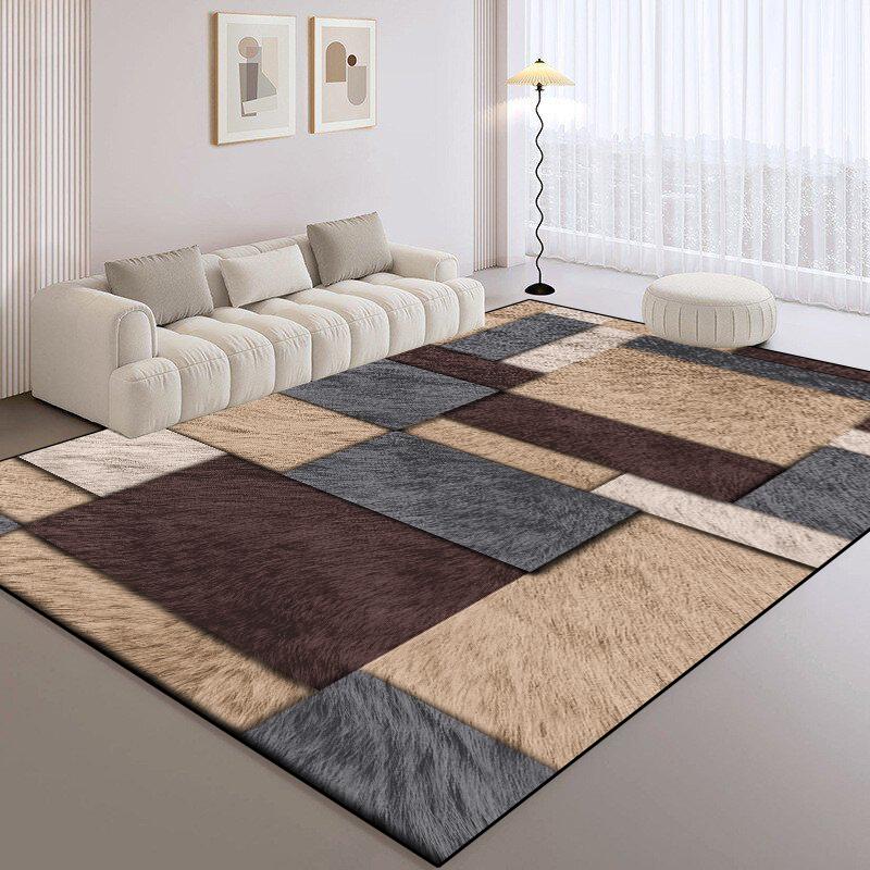 Classic Light Luxury Carpets Large Living Room Sofa Area Rugs Non-slip Washable Bedroom Rug Coffee Table Mat
