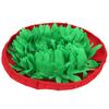 Dog Sniffing Pad Prevent Slip Boredom Relief Interactive Adjustable Pet Feeding Snuffle Bowl Mat for Puppy CatsRed