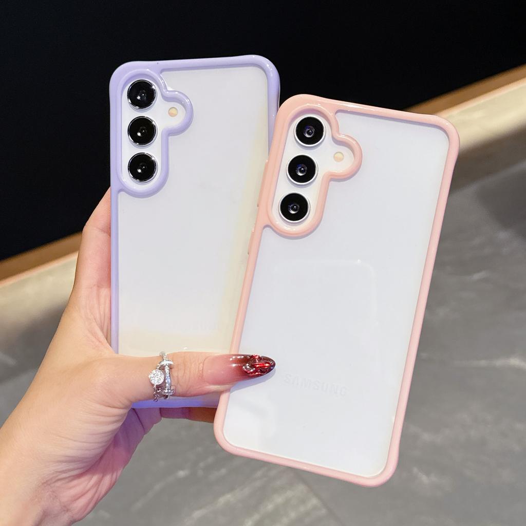 Samsung S25Ultra Handyhülle Acryl S25edge Candy Persönlichkeit Kreativ A56A55 Transparent Schutzhülle