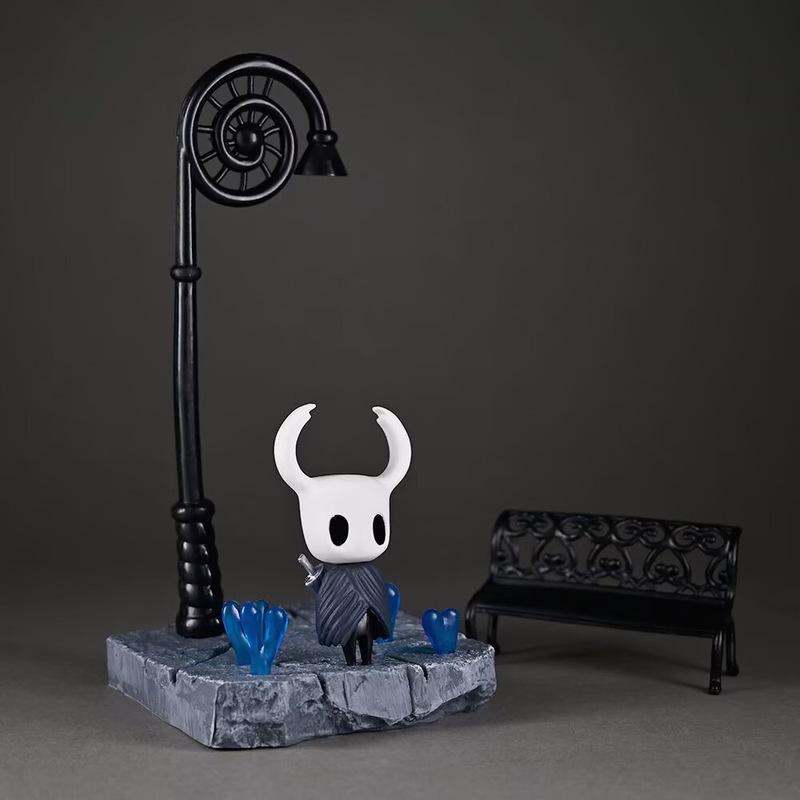 Latest Hollow Knight Three Swordsmen Game Action Figurines Car Ornament Model Decorations Exquisite Figurines Boy Fashion Cool Present