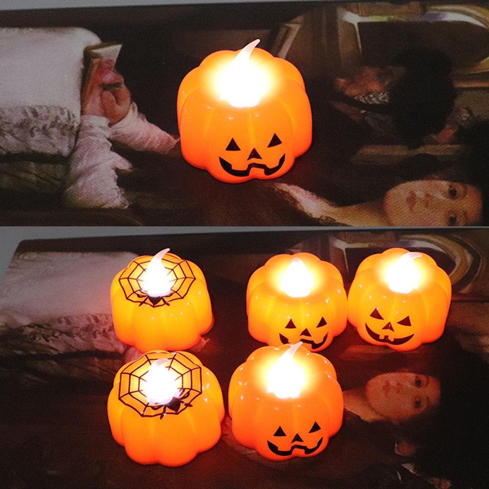 Halloween Kürbis LED Elektronische Kerzen für bezaubernde Feiertags-Partydekoration