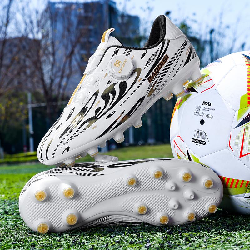 Çocuk futbol ayakkabıları toplum FG okul futbol kramponları Cleats çim ayakkabı erkek kız açık atletik eğitim spor ayakkabı