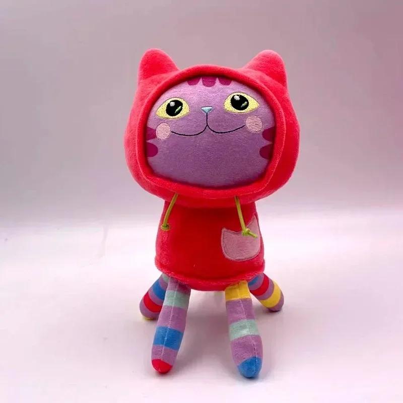 Anime Gabby's Dollhouse Plush Toy Mercat Cartoon Stuffed Animals Smiling Cat Car Cat Hug Gaby Girl Plushie Dolls Christmas Gifts