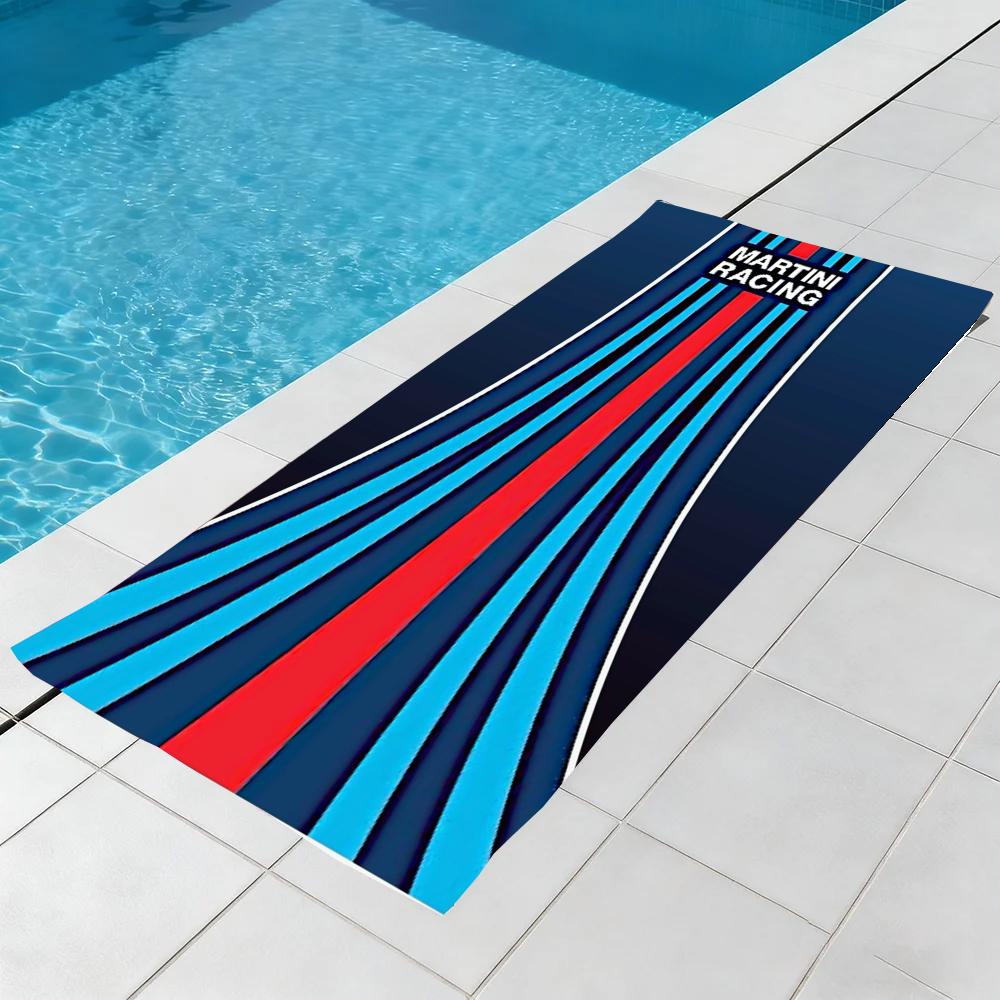 Popular   Racing Logo Towel Microfiber Beach Towel, Quick-Dry, Sand-Free, Ultra-Fine Fiber, Super Soft.