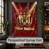 Wall Tapestry Anderlecht FC Print Custom Name Text Wall Hanging Home Decor