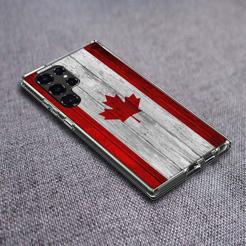 Kanada Nationales Fußballteam Logo Handyhülle Für Samsung Galaxy S24 S23 S21 S20 FE S22 S26 Ultra S25 Edge S10 Plus Hülle Klar