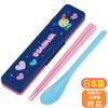 Combination Set Sanrio Usahana Skater CCS3SA Character Goods Made Japan Soundless Chopsticks Spoon Cutlery Dishwasher Safe