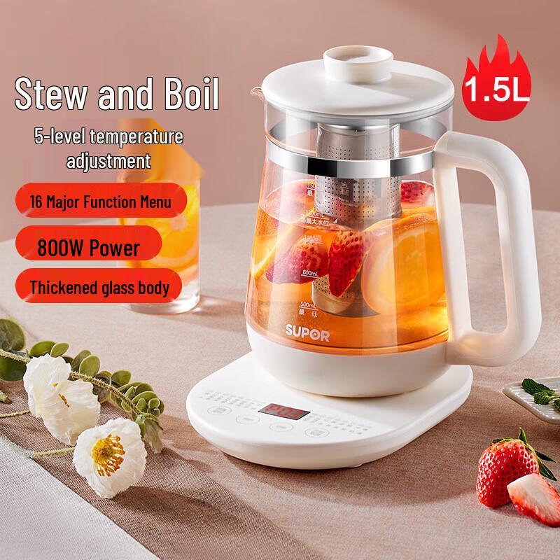 Supor Electric Health Kettle CN plug (adapter included)