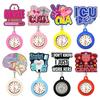 Adorable Cartoon Retractable Nurse/Doctor Brooch Watch 