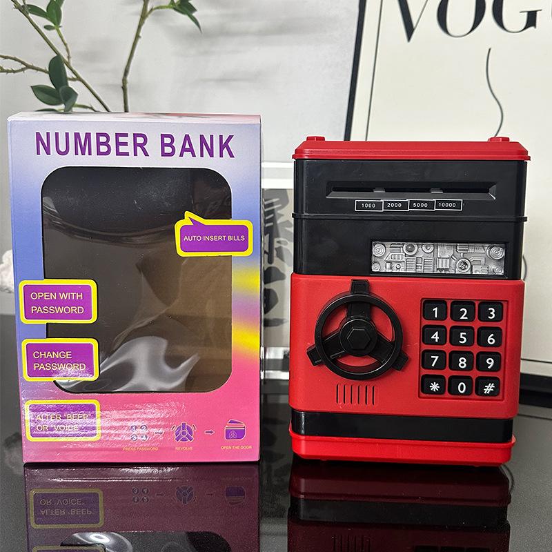 Automatic Password-Protecting Children's ATM Piggy Bank Toy