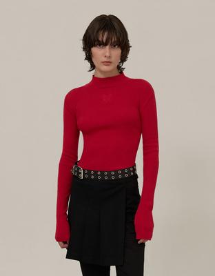 Ememdeobeulyu [Mmw] Essential Turtleneck Knit (Red)