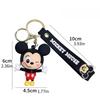 Disney Minnie Mouse Heart Pendant Keychain Mickey Mouse Heart Valentines Day Gift Travel Backpack Accessory Charm
