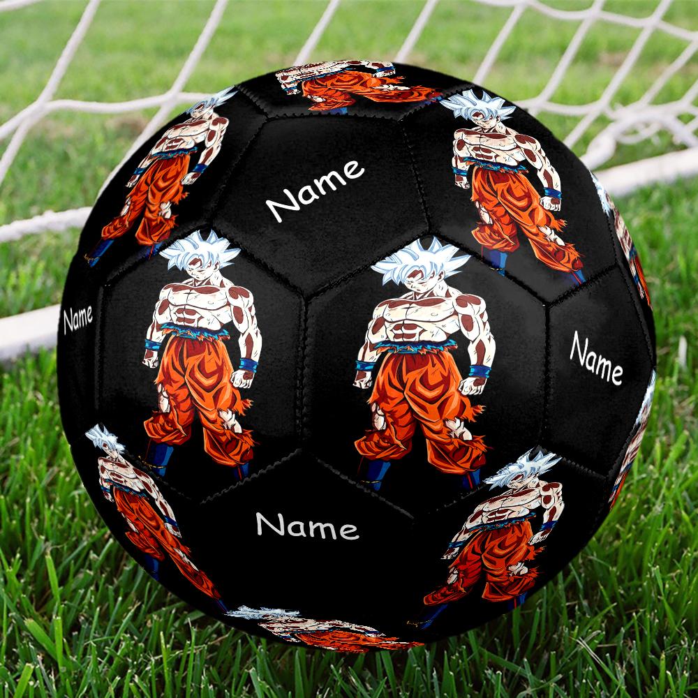 Custom Name Dragon Ball Theme Size 5 Soccer Ball, Suitable for Both Indoor and Outdoor Matches, a Gift Suitable for Everyone.